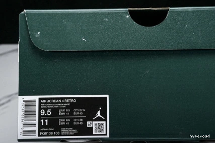 Hyperoad “Oxidized Air Green” Jordan 4 0813
